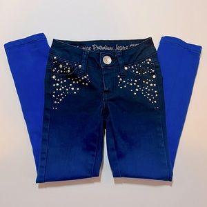 Justice Premium Jeans - Size 6S - Blue Ombre